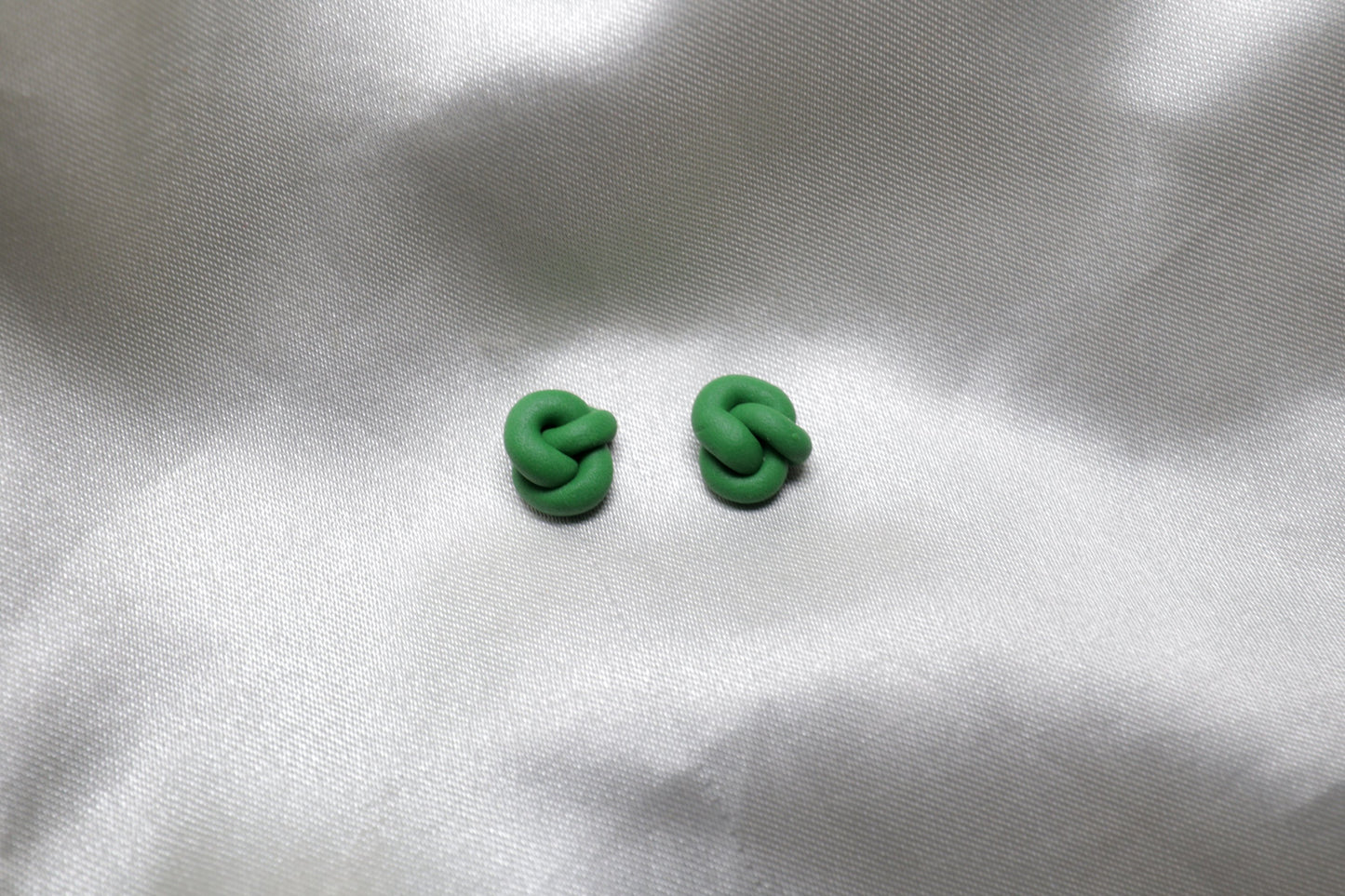 Polymer Clay Knot Studs