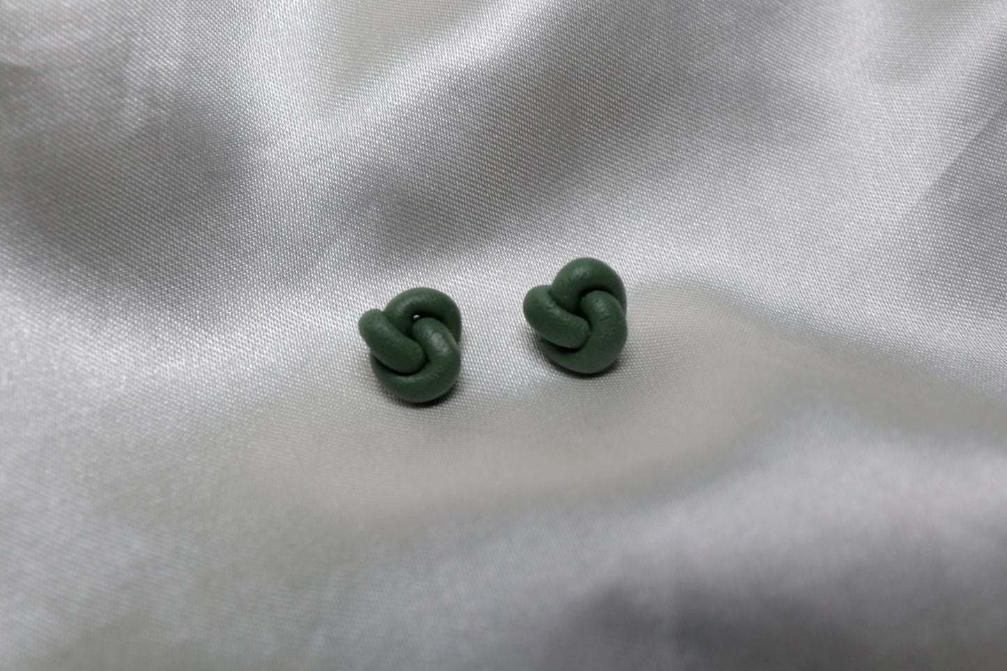 Polymer Clay Knot Studs