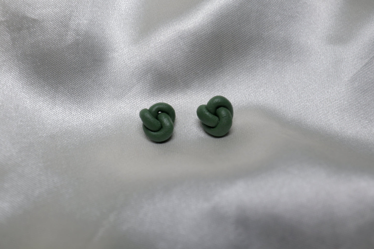 Polymer Clay Knot Studs