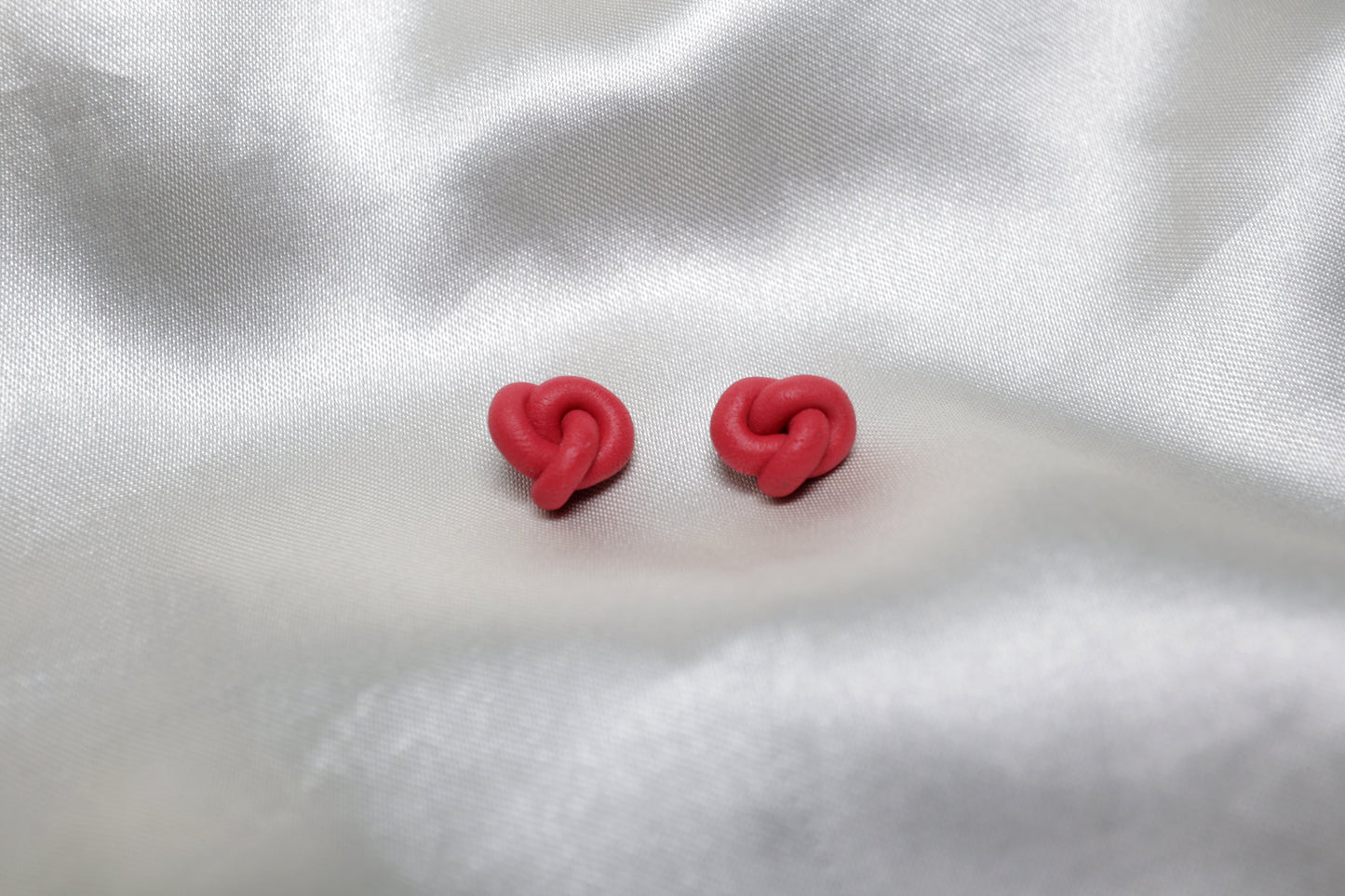 Polymer Clay Knot Studs