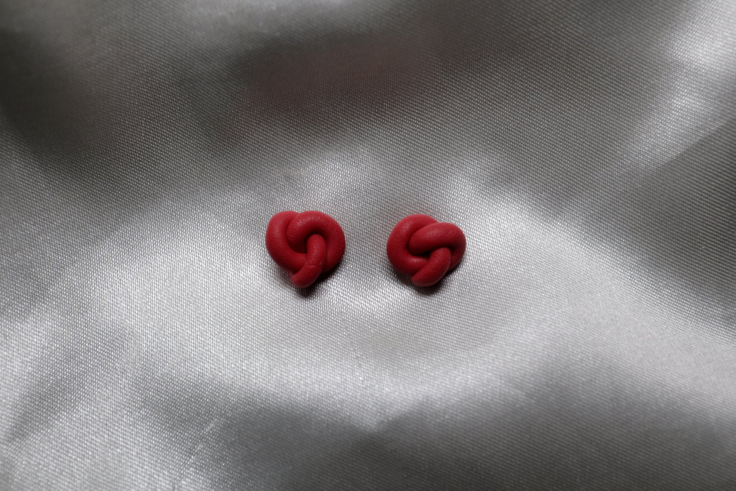 Polymer Clay Knot Studs