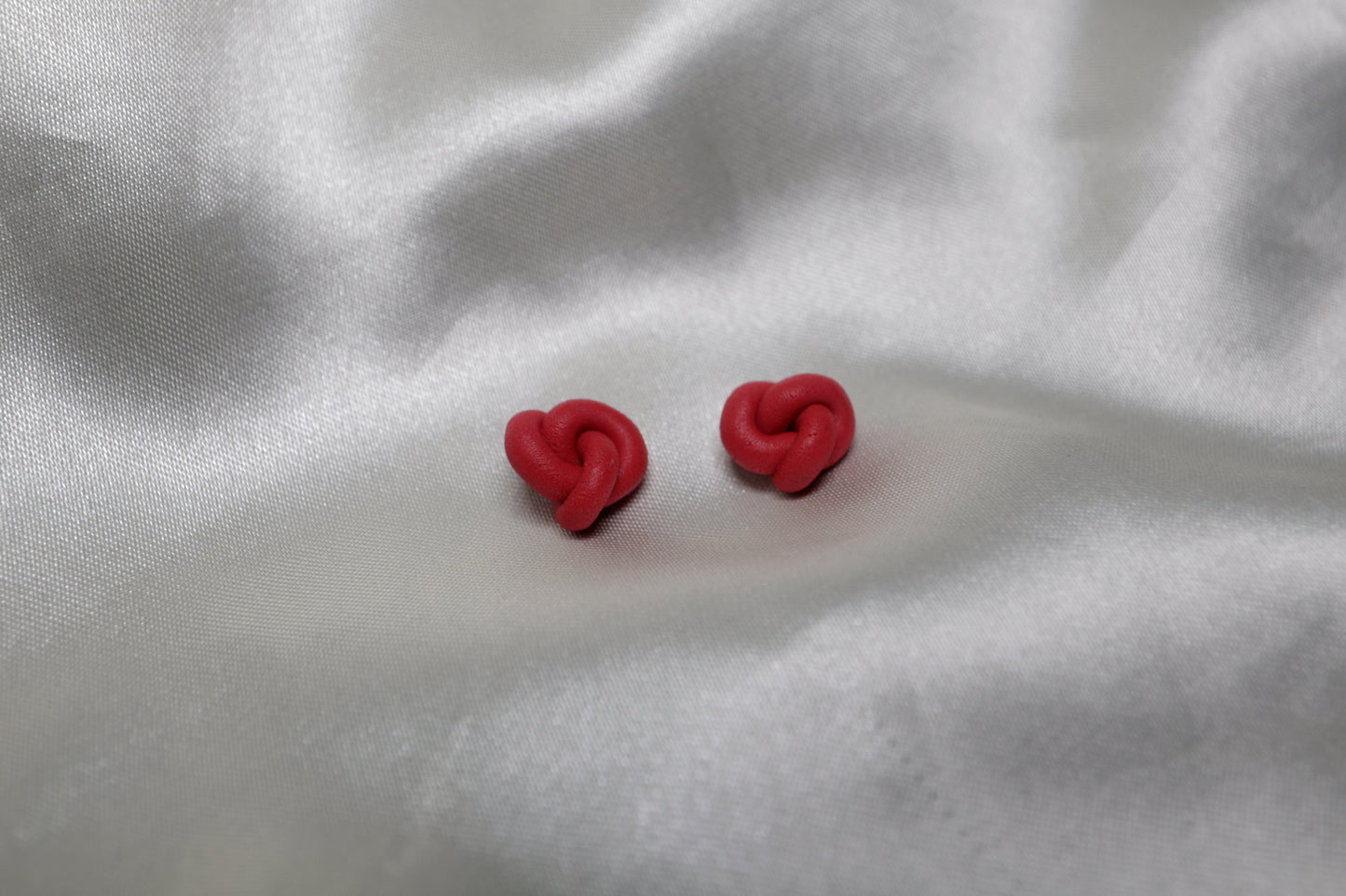 Polymer Clay Knot Studs