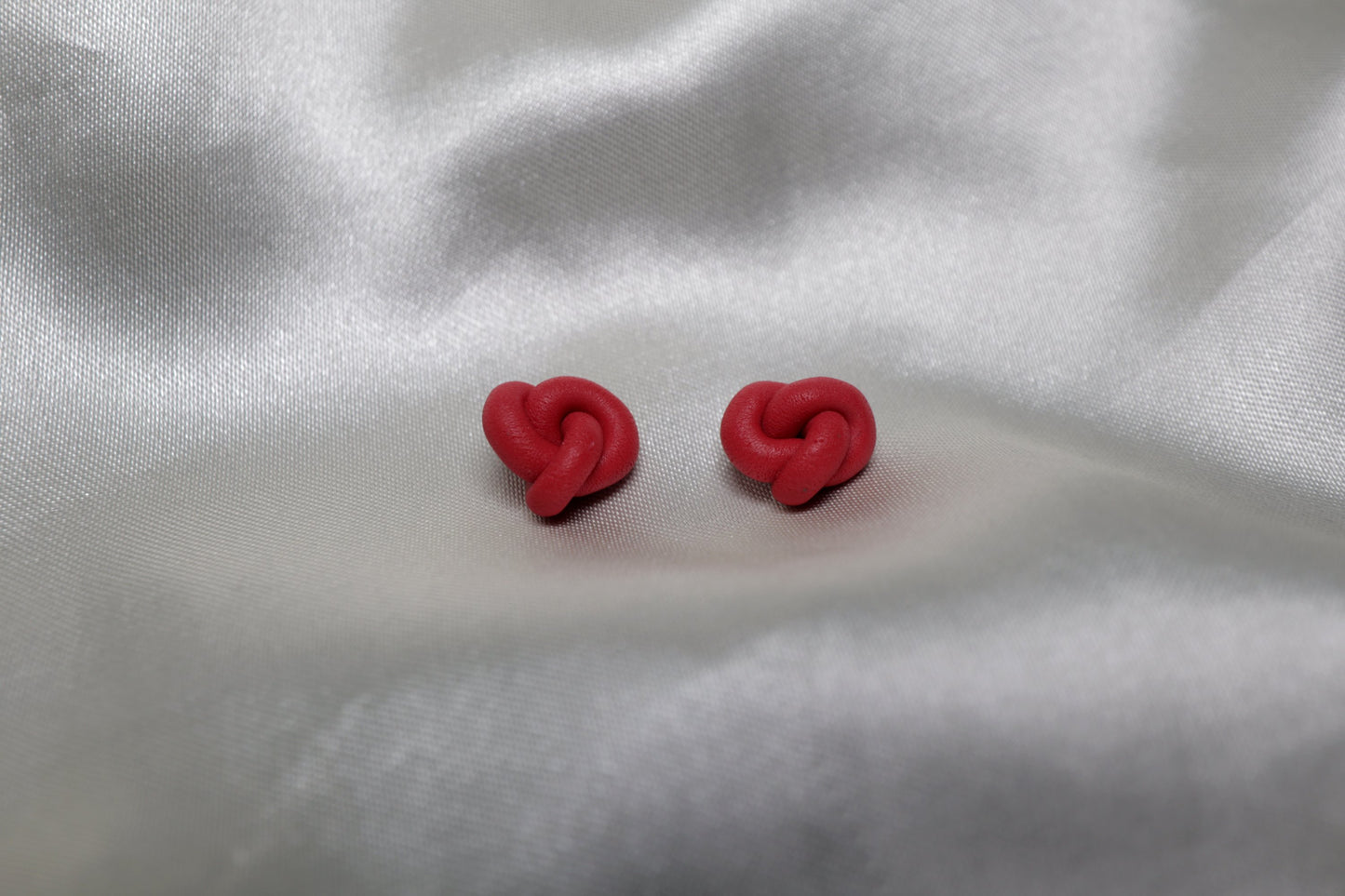Polymer Clay Knot Studs