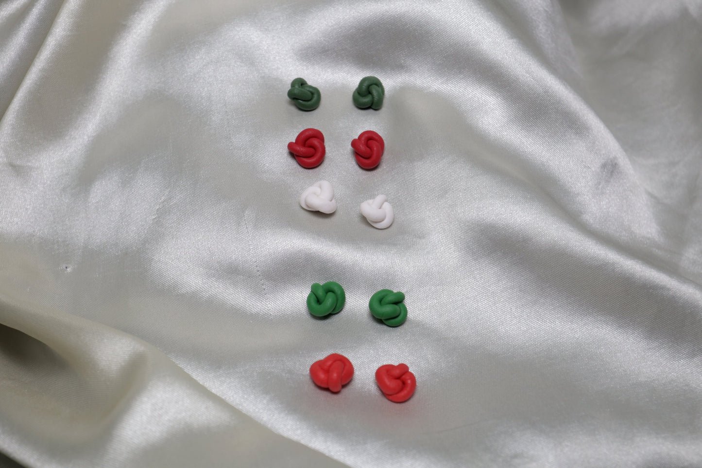 Polymer Clay Knot Studs