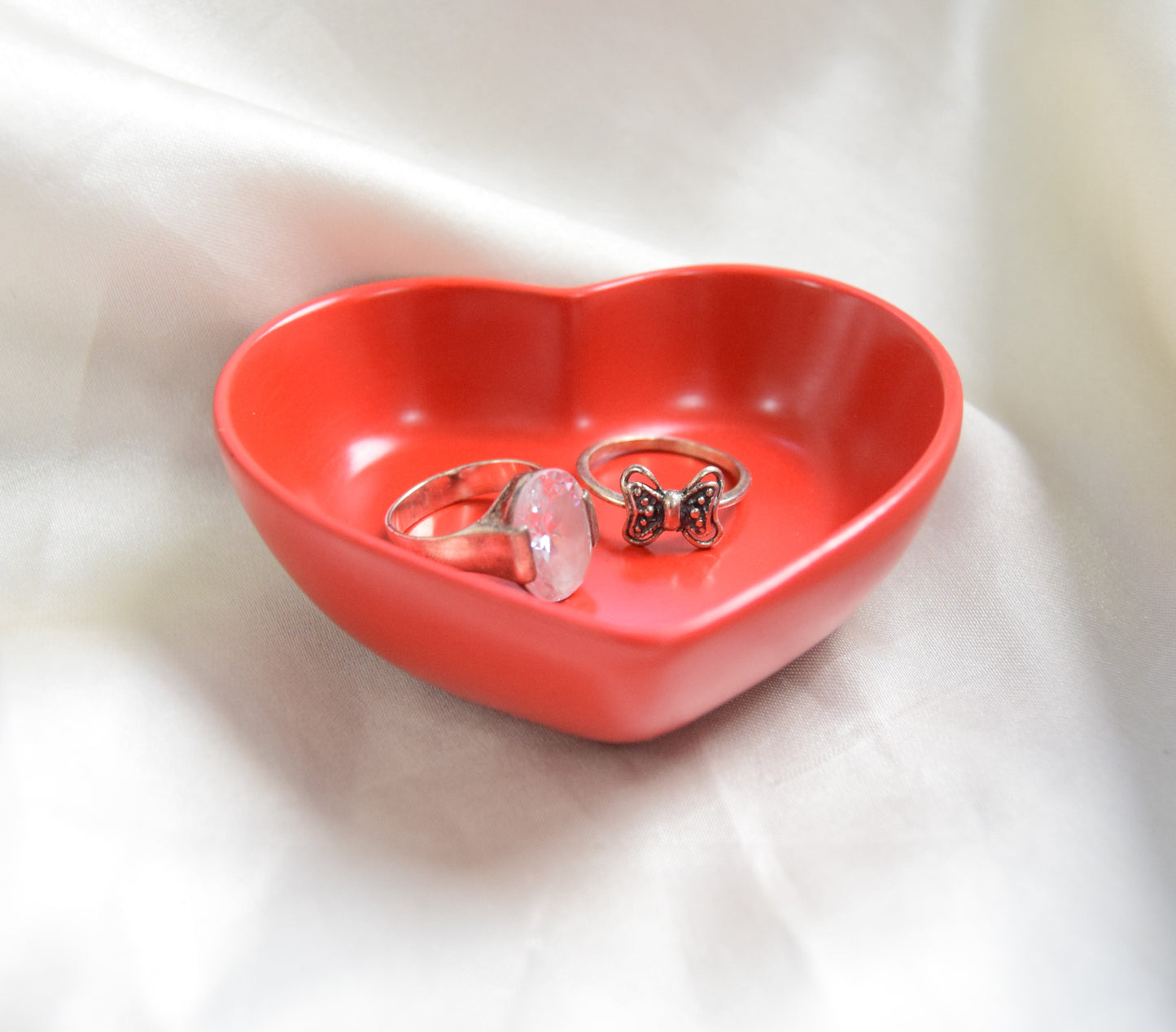 Rose Ring Dish - Heart