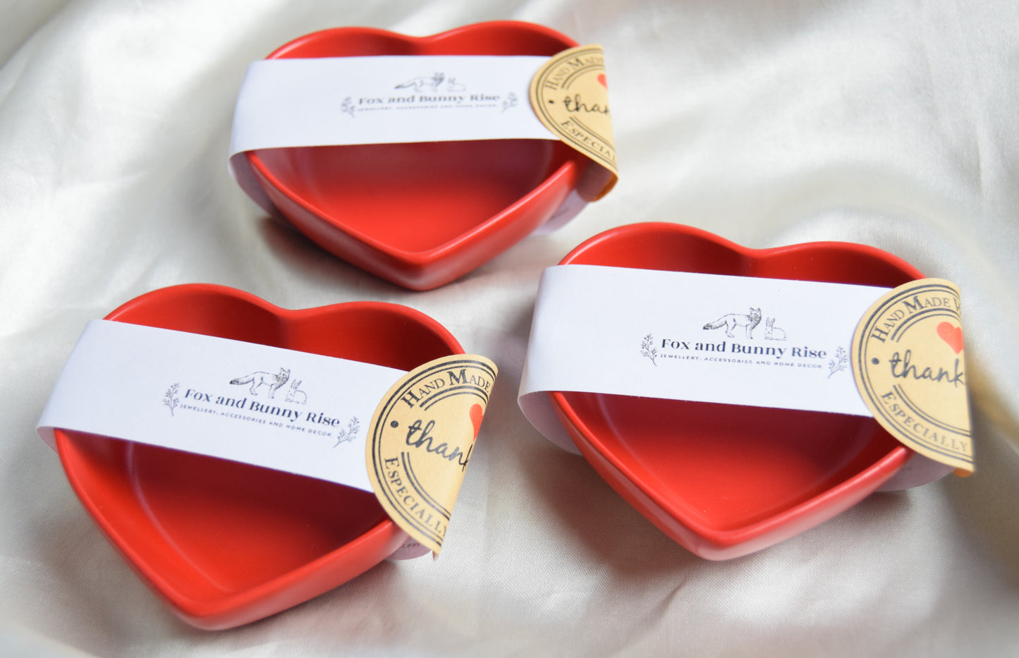 Rose Ring Dish - Heart