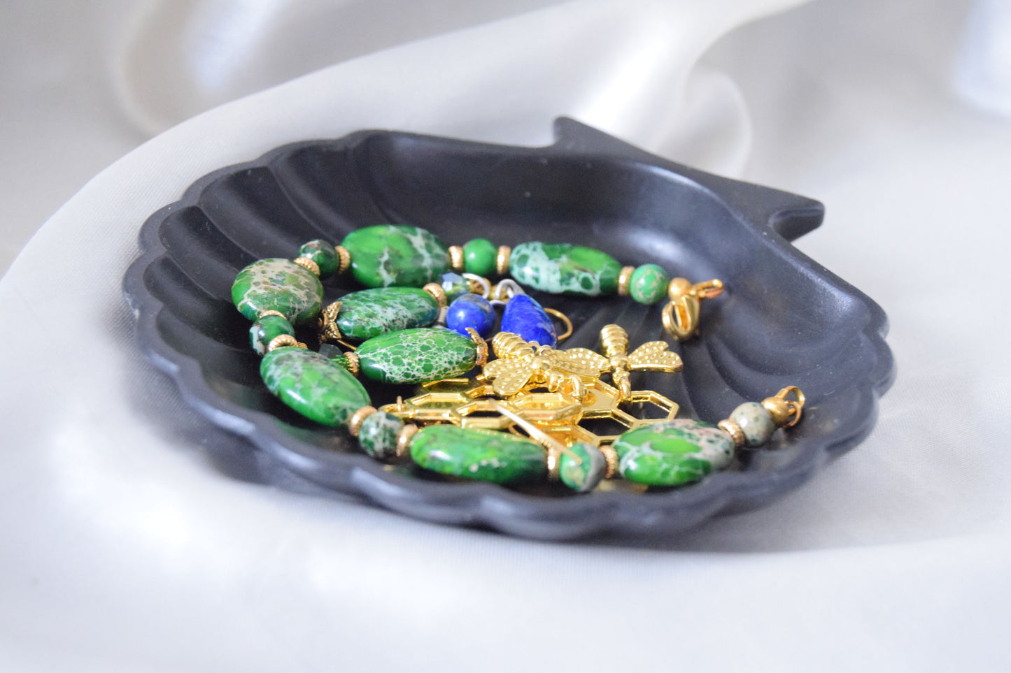 Midnight Trinket Dish - Black
