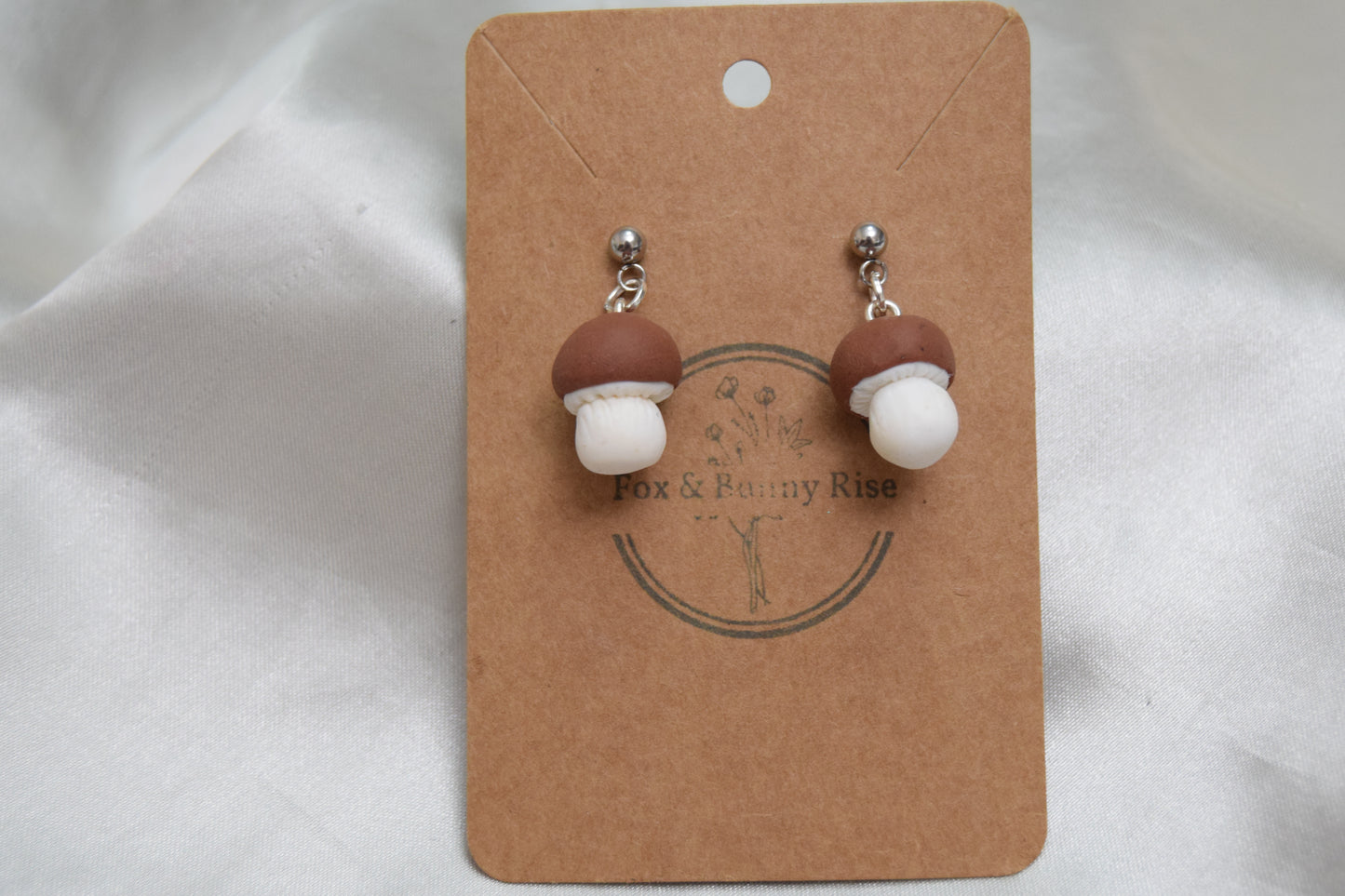 Penny Bun Polymer Clay Earrings
