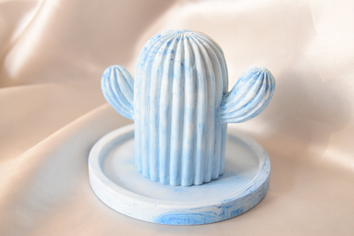 Arizona Jesmonite Jewellery Holder - Blue