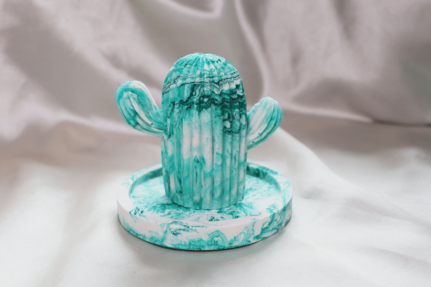 Arizona Jesmonite Jewellery Holder - Green