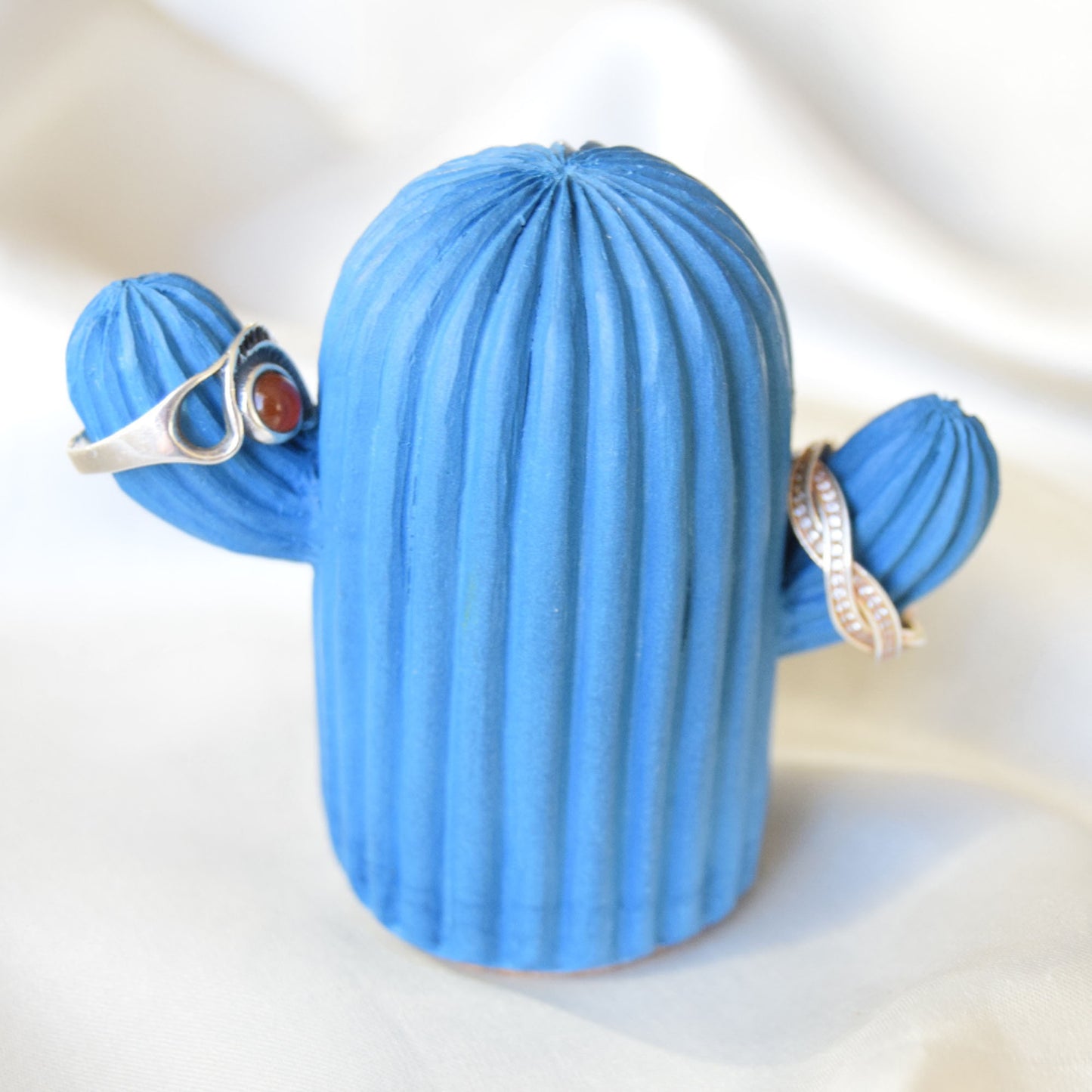 Dawn Jesmonite Cactus (Solid Colour) - Dark Blue