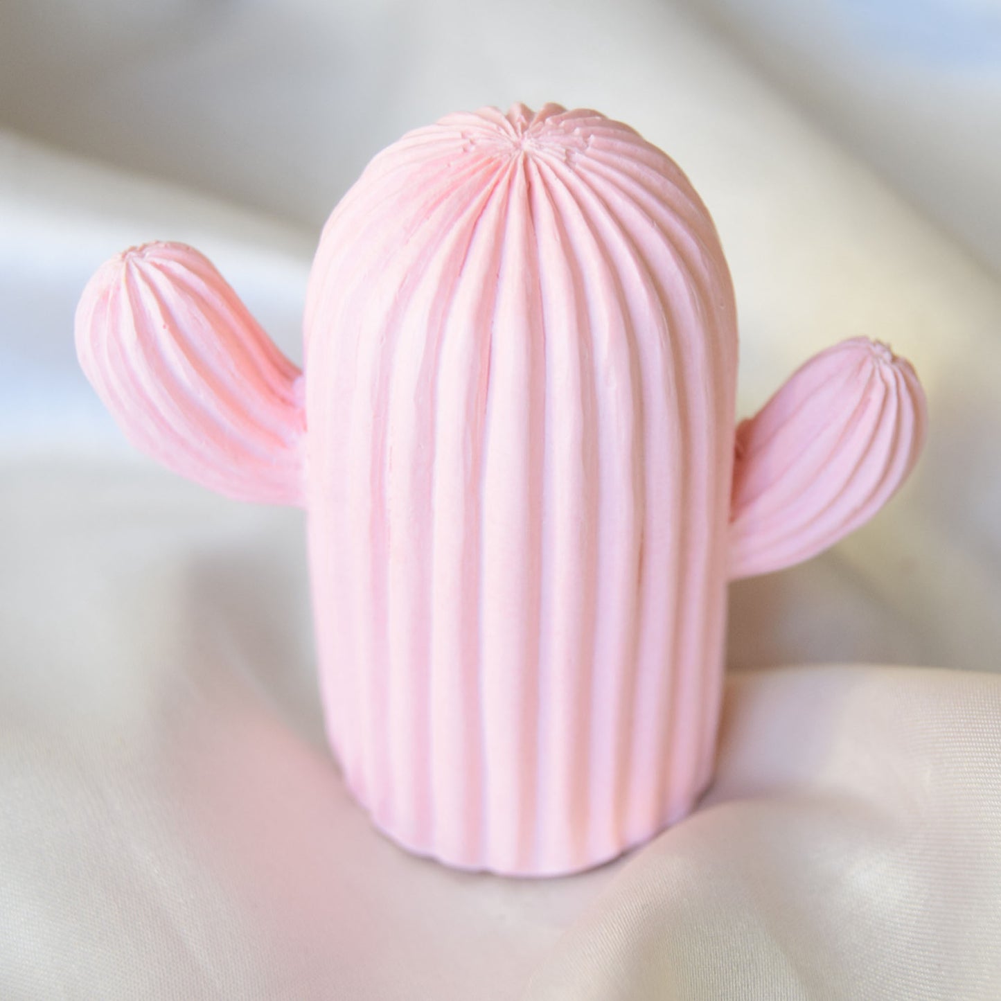Dawn Jesmonite Cactus (Solid Colour) - Light Pink