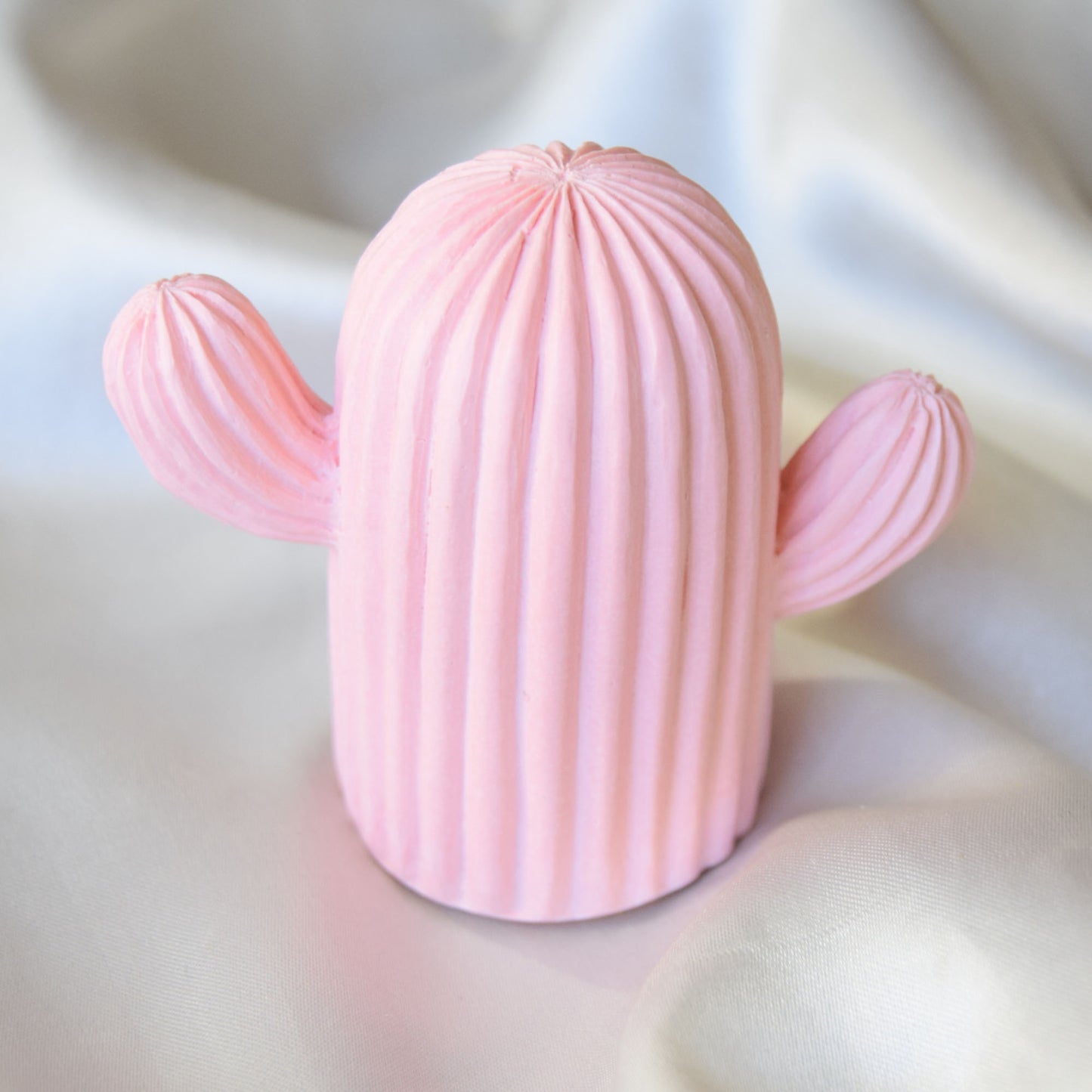Dawn Jesmonite Cactus (Solid Colour) - Light Pink