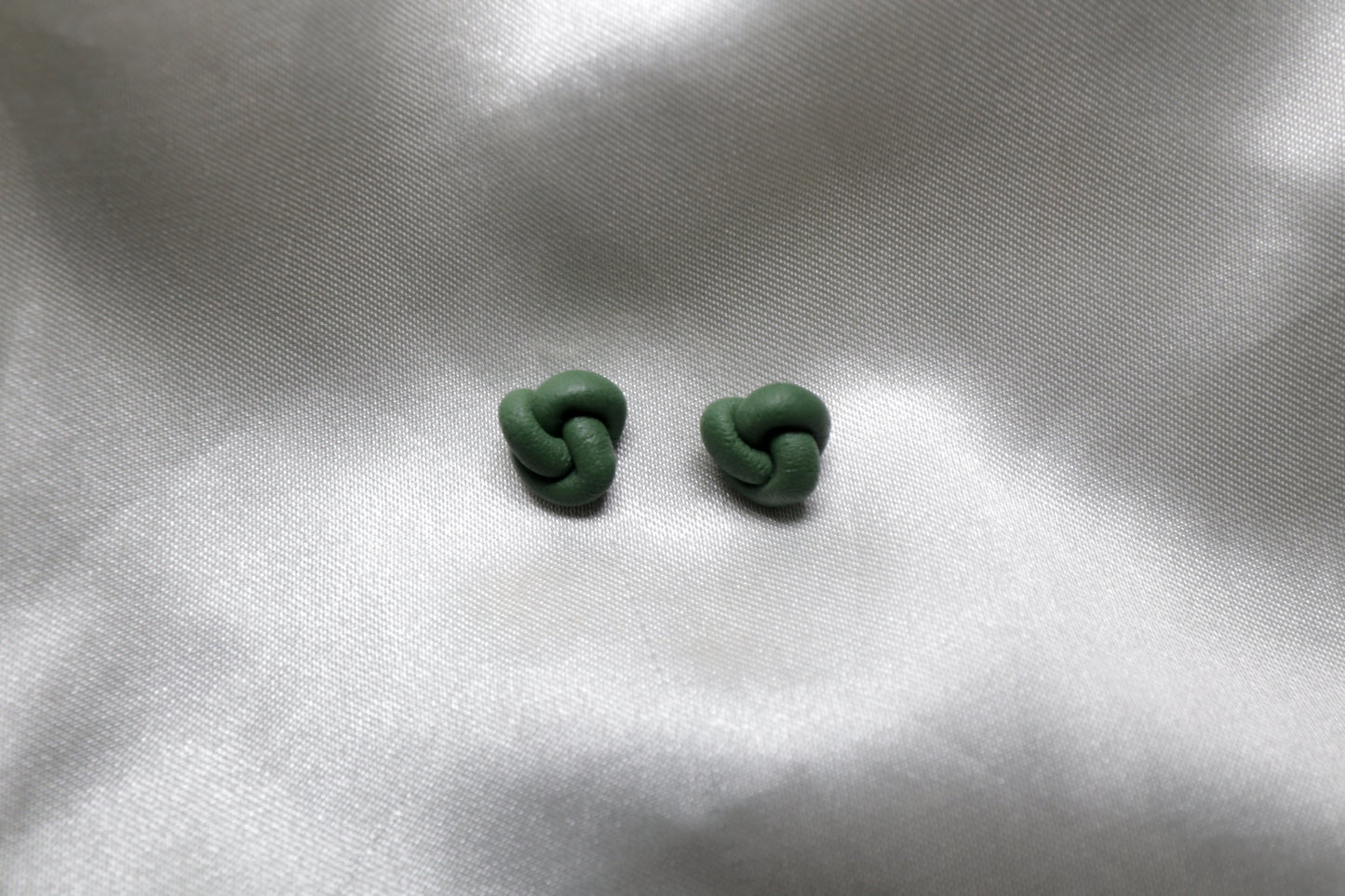 Polymer Clay Knot Studs