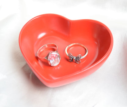 Rose Ring Dish - Heart