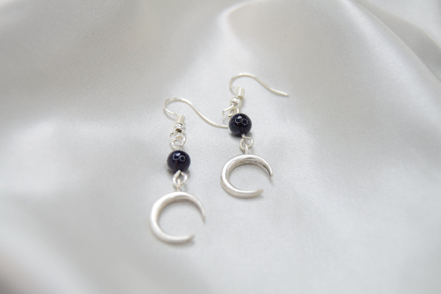 Silver Moon Earrings