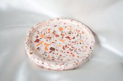 Hazel Jesmonite Trinket Dish with Warm Terrazzo Chips