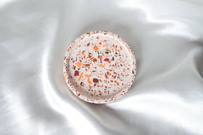 Hazel Jesmonite Trinket Dish with Warm Terrazzo Chips