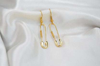 Safety Pin Earrings