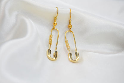 Safety Pin Earrings