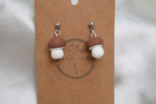 Penny Bun Polymer Clay Earrings