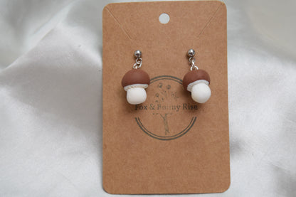 Penny Bun Polymer Clay Earrings