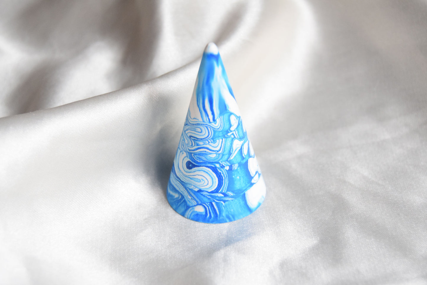 Ocean Jesmonite Ring Holder