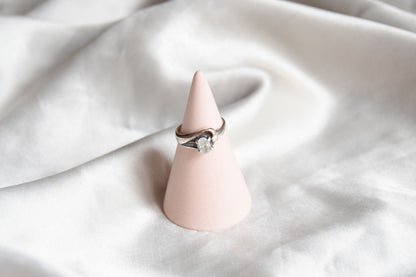 Skyscraper Jesmonite Cone Ring Holder - Light Pink