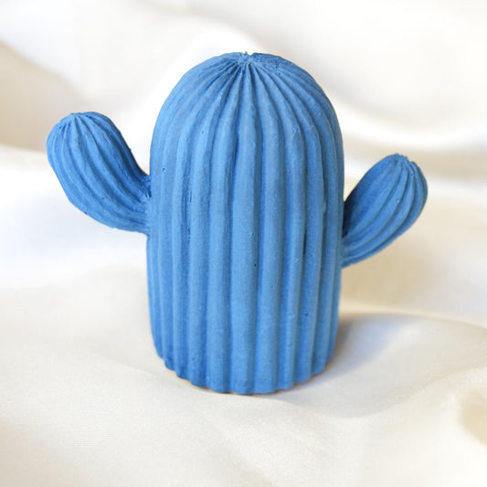 Dawn Jesmonite Cactus (Solid Colour) - Dark Blue