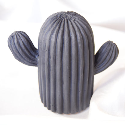 Dawn Jesmonite Cactus (Solid Colour) - Black