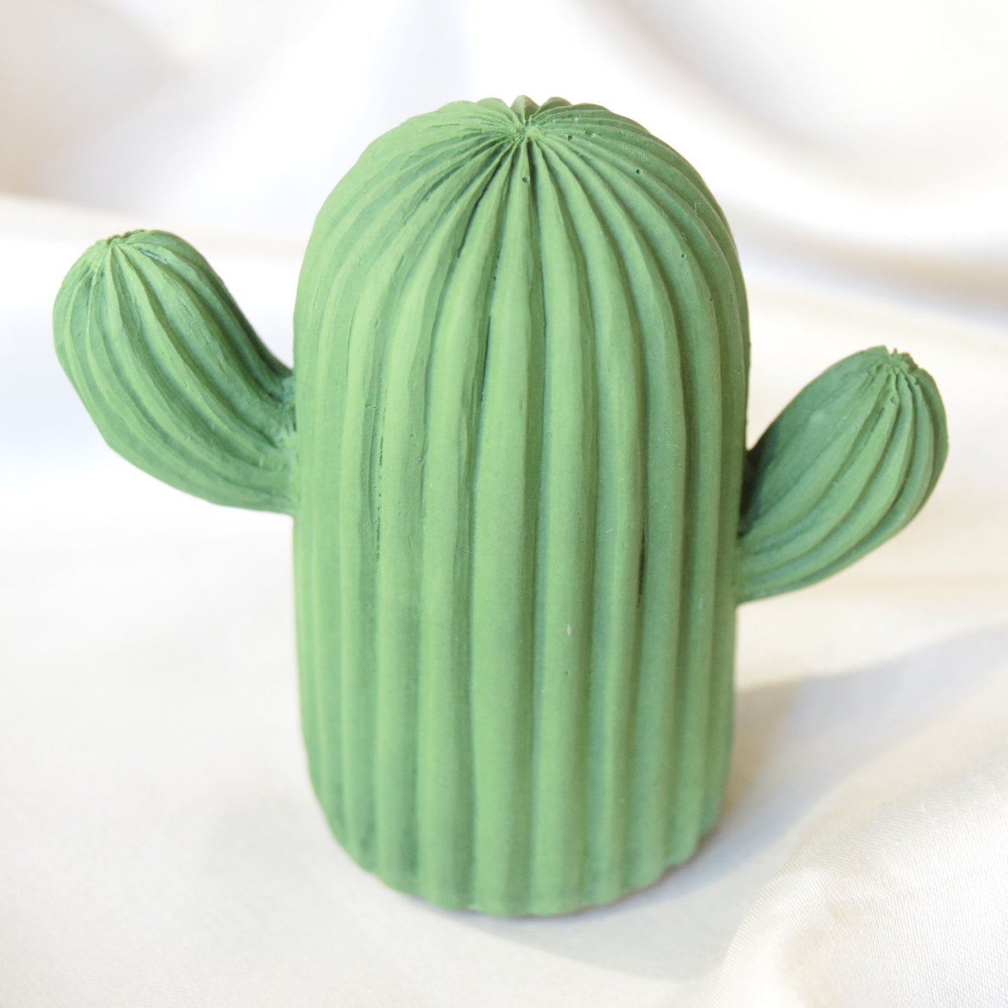 Dawn Jesmonite Cactus (Solid Colour) - Dark Green