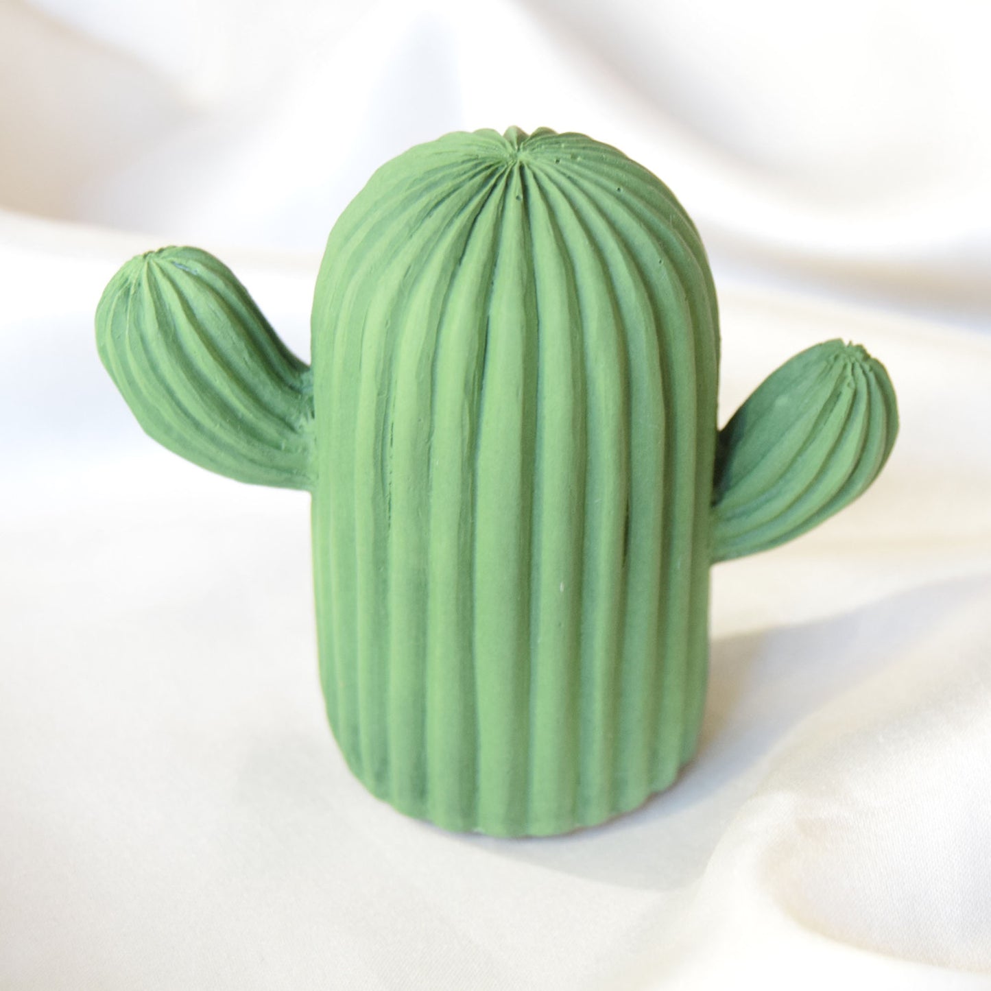 Dawn Jesmonite Cactus (Solid Colour) - Dark Green
