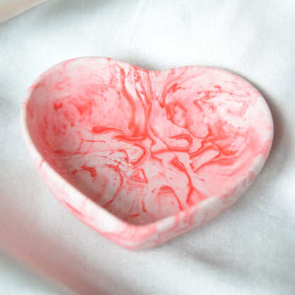 Suki Jesmonite Ring Dish - Heart
