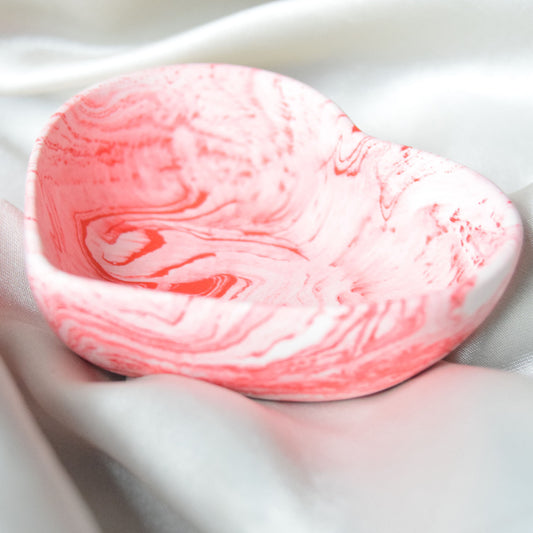 Suki Jesmonite Ring Dish - Heart