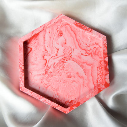 Suki Jesmonite Coaster - Hexagonal