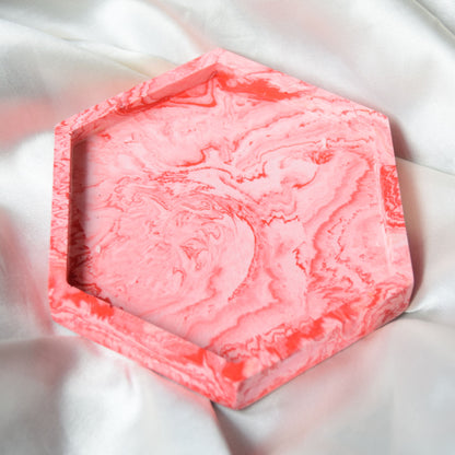 Suki Jesmonite Coaster - Hexagonal